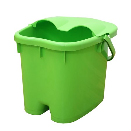 BASICWISE Foot Massage Spa Bath Bucket with Cover QI003324